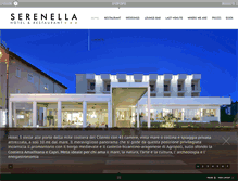 Tablet Screenshot of hotelserenella.it